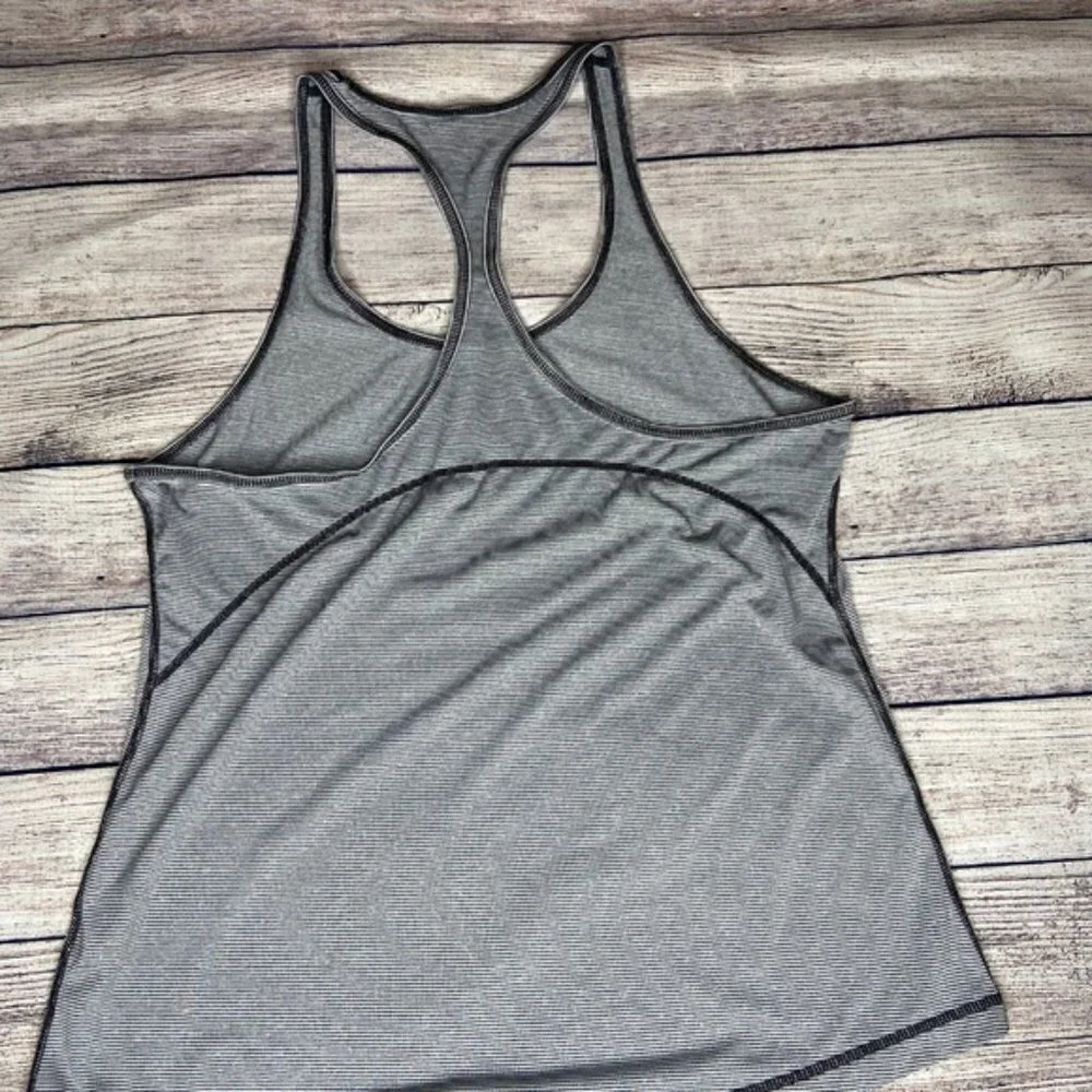Zella Striped Racerback Athletic Tank Size M - Picture 4 of 5